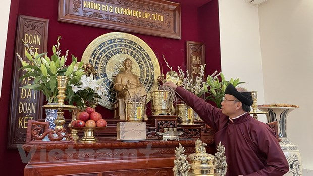 L ambassade du Vietnam en France célèbre l anniversaire de la mort des Rois fondateurs Hùng
